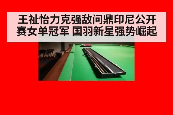王祉怡力克强敌问鼎印尼公开赛女单冠军 国羽新星强势崛起